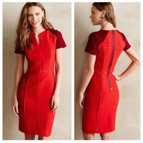 ANTONIO MELANI Red Dress - Picture 1 of 5
